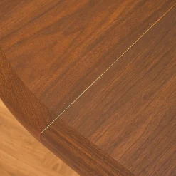 Runder schwedischer Esstisch aus Teak von Ulferts, 1950