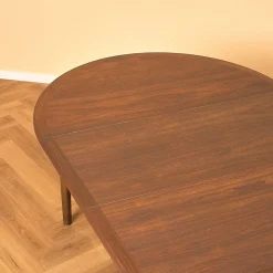 Runder schwedischer Esstisch aus Teak von Ulferts, 1950