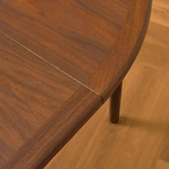 Runder schwedischer Esstisch aus Teak von Ulferts, 1950