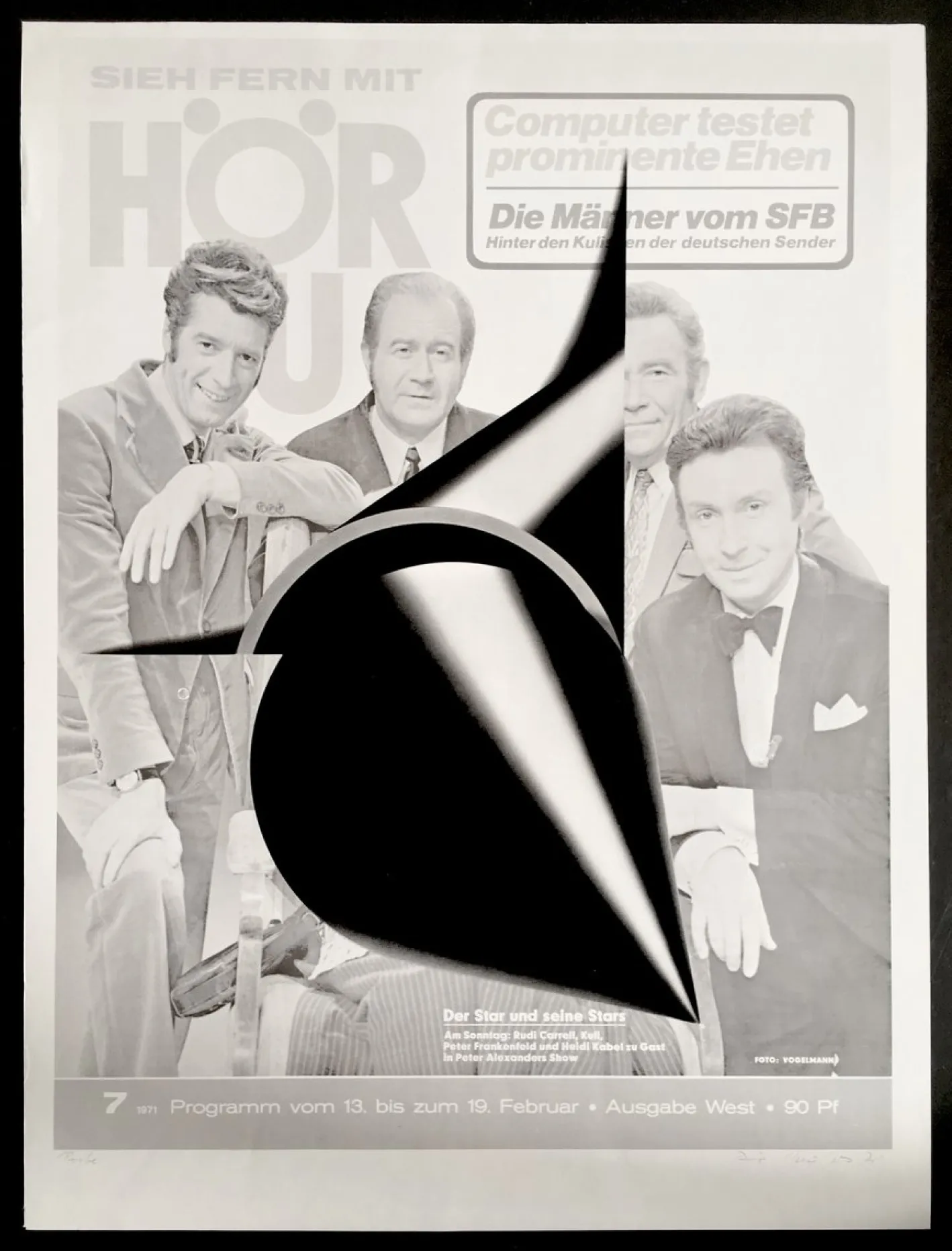 Rune Mields, Siebdruck, 1971