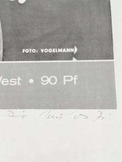 Rune Mields, Siebdruck, 1971