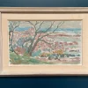 Rune Persson, Landschaft, 1950er, Öl auf Leinwand, gerahmt