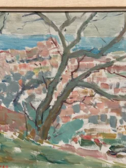 Rune Persson, Landschaft, 1950er, Öl auf Leinwand, gerahmt