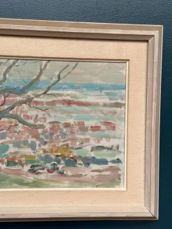 Rune Persson, Landschaft, 1950er, Öl auf Leinwand, gerahmt