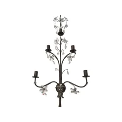 Rush & Crystal Flowers Wandlampe von Simoeng