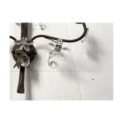 Rush & Crystal Flowers Wandlampe von Simoeng