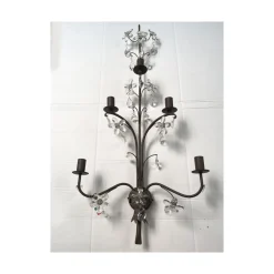 Rush & Crystal Flowers Wandlampe von Simoeng
