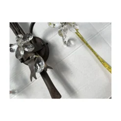 Rush & Crystal Flowers Wandlampe von Simoeng