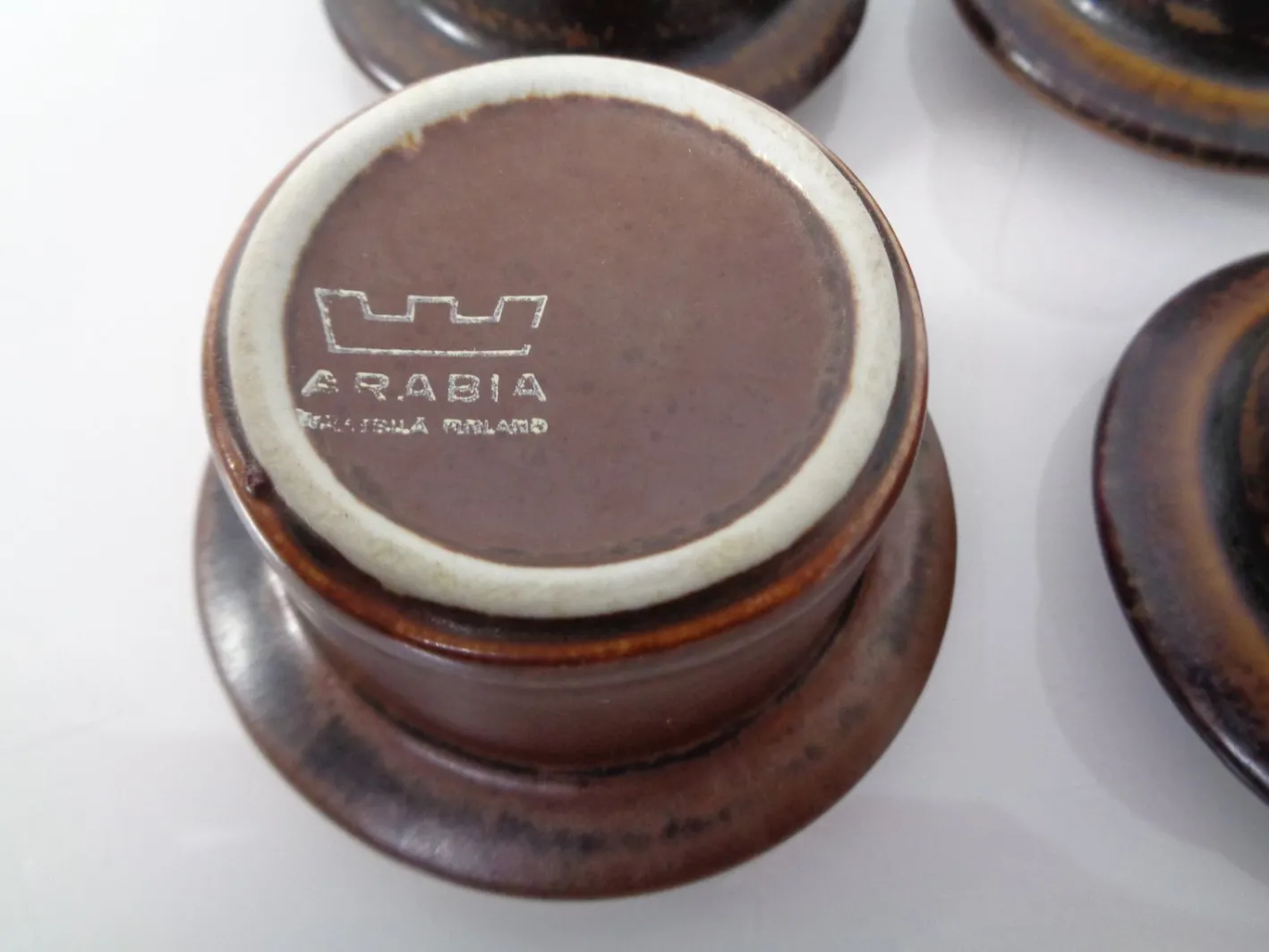 Russische Eierbecher von Ulla Procope für Arabia, 1960er, 4er Set