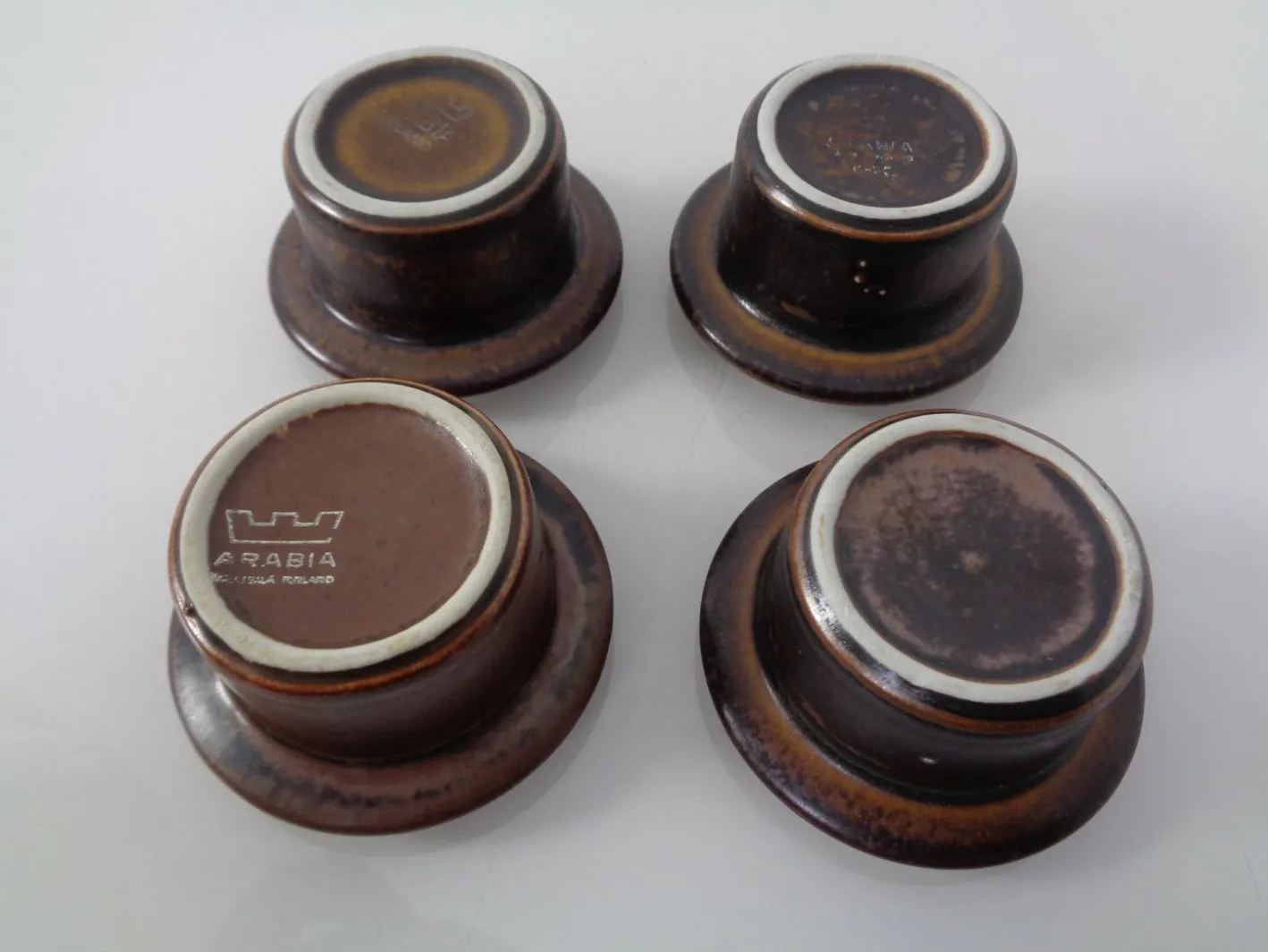 Russische Eierbecher von Ulla Procope für Arabia, 1960er, 4er Set