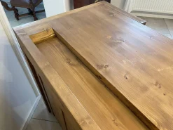 Rustikale Hobelbank aus Kiefernholz