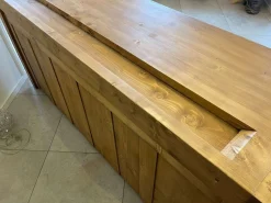 Rustikale Hobelbank aus Kiefernholz
