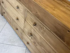 Rustikale Hobelbank aus Kiefernholz