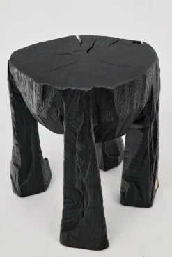 Rustikaler skulpturaler Couchtisch von Logniture