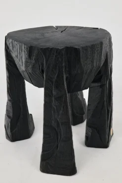 Rustikaler skulpturaler Couchtisch von Logniture