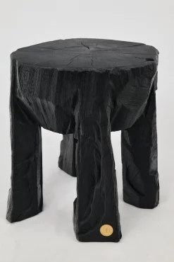 Rustikaler skulpturaler Couchtisch von Logniture