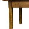 Rustikaler Tisch aus Tannenholz & Kastanienholz mit Schublade, 19. Jh