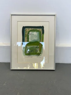 Saad Ali, Komposition, Kunstdruck, 1980er