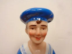 Sailor Rumflasche aus Porzellan von Lehment, Deutschland, 1950er