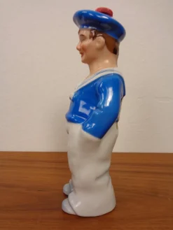 Sailor Rumflasche aus Porzellan von Lehment, Deutschland, 1950er