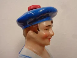 Sailor Rumflasche aus Porzellan von Lehment, Deutschland, 1950er