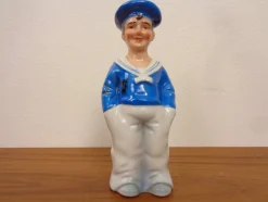 Sailor Rumflasche aus Porzellan von Lehment, Deutschland, 1950er