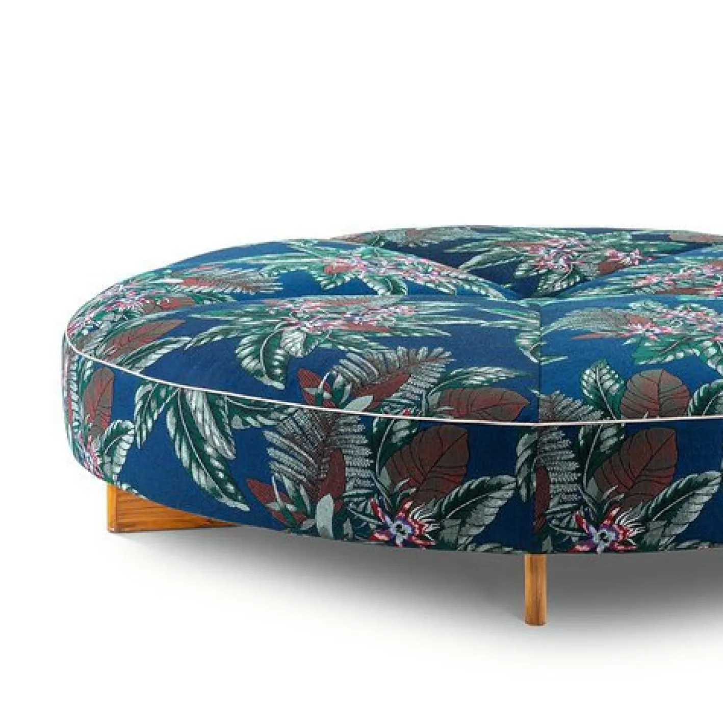 Sail Out Outdoor Fußhocker aus Teak & Stoff von Rodolfo Dordoni für Cassina