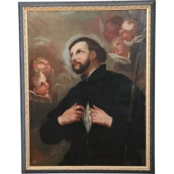 Saint Francesco Saverio, 1750, Öl auf Leinwand, gerahmt