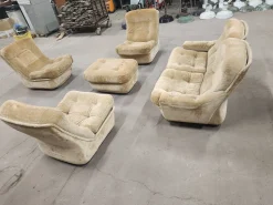 Salon Set von Michel Cadestin für Airborne, 1970er, 6er Set