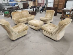 Salon Set von Michel Cadestin für Airborne, 1970er, 6er Set