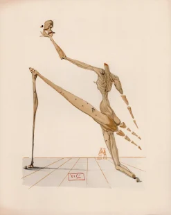 Salvador Dali, Bertran de Born, 1964, Original Holzschnitt