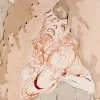 Salvador Dali, Charon, 1964, Original Holzschnitt