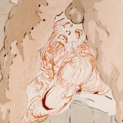 Salvador Dali, Charon, 1964, Original Holzschnitt