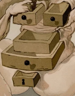 Salvador Dali, Das Königreich der Büßer, 1964, Original Holzschnitt