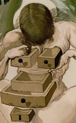 Salvador Dali, Das Königreich der Büßer, 1964, Original Holzschnitt