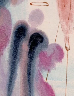 Salvador Dali, Die Freude der Seligen, 1964, Original Holzschnitt
