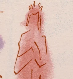 Salvador Dali, Die Freude der Seligen, 1964, Original Holzschnitt