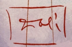 Salvador Dali, Die Freude der Seligen, 1964, Original Holzschnitt