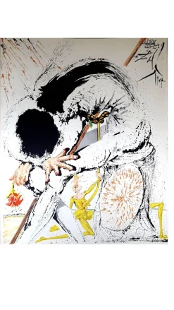 Salvador Dali - Don Quichotte - Original Lithographie 1957