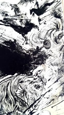 Salvador Dali - Don Quichotte - Original Lithographie 1957