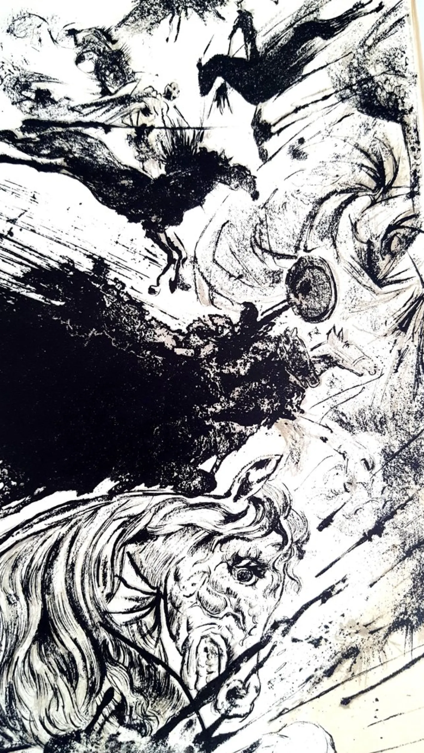 Salvador Dali - Don Quichotte - Original Lithographie 1957