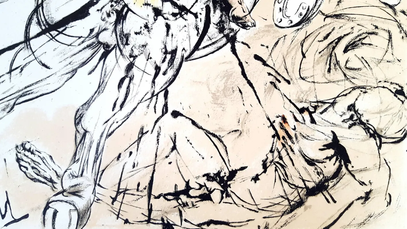 Salvador Dali - Don Quichotte - Original Lithographie 1957
