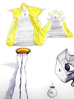 Salvador Dali - Eye Watches - Original Radierung 1967
