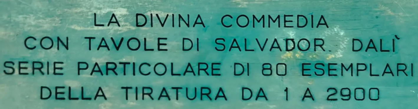 Salvador Dali, Gianni Schicchis Biss, 1964, Original Holzschnitt