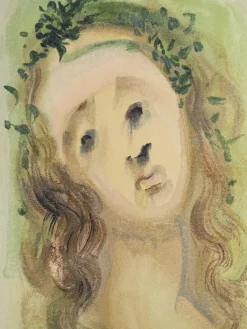 Salvador Dali, La Vierge de l'Annonciation, Radierung