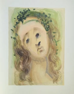 Salvador Dali, La Vierge de l'Annonciation, Radierung