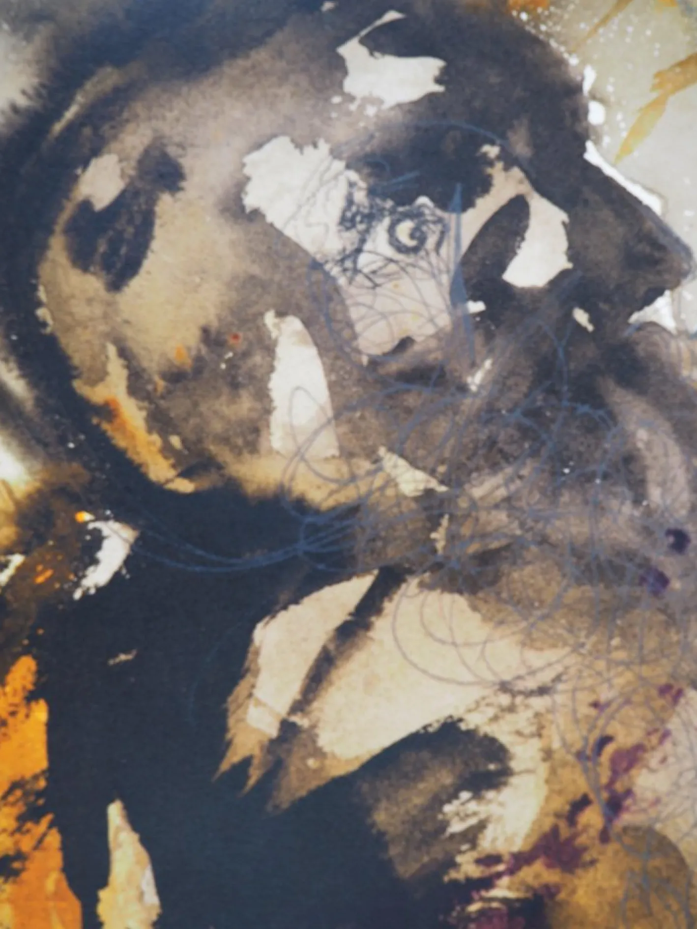 Salvador Dali, Le Léviathan, Lithographie