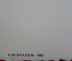 Salvador Dali, Les Chevaux, Lady Godiva, Akt, Lithographie