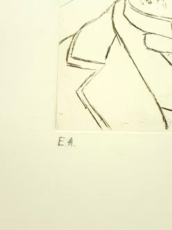 Salvador Dali - Louis Pasteur - Original Handsignierter Stich 1970