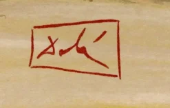 Salvador Dali, Luzifer, 1964, Original Holzschnitt